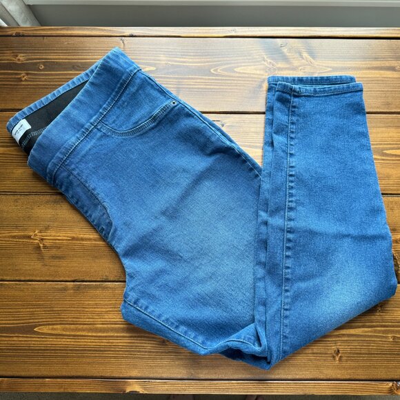 Old Navy Super Skinny Mid-Rise Jeggings NWOT - Size 16 Petite - Blue Jeans - Picture 1 of 3